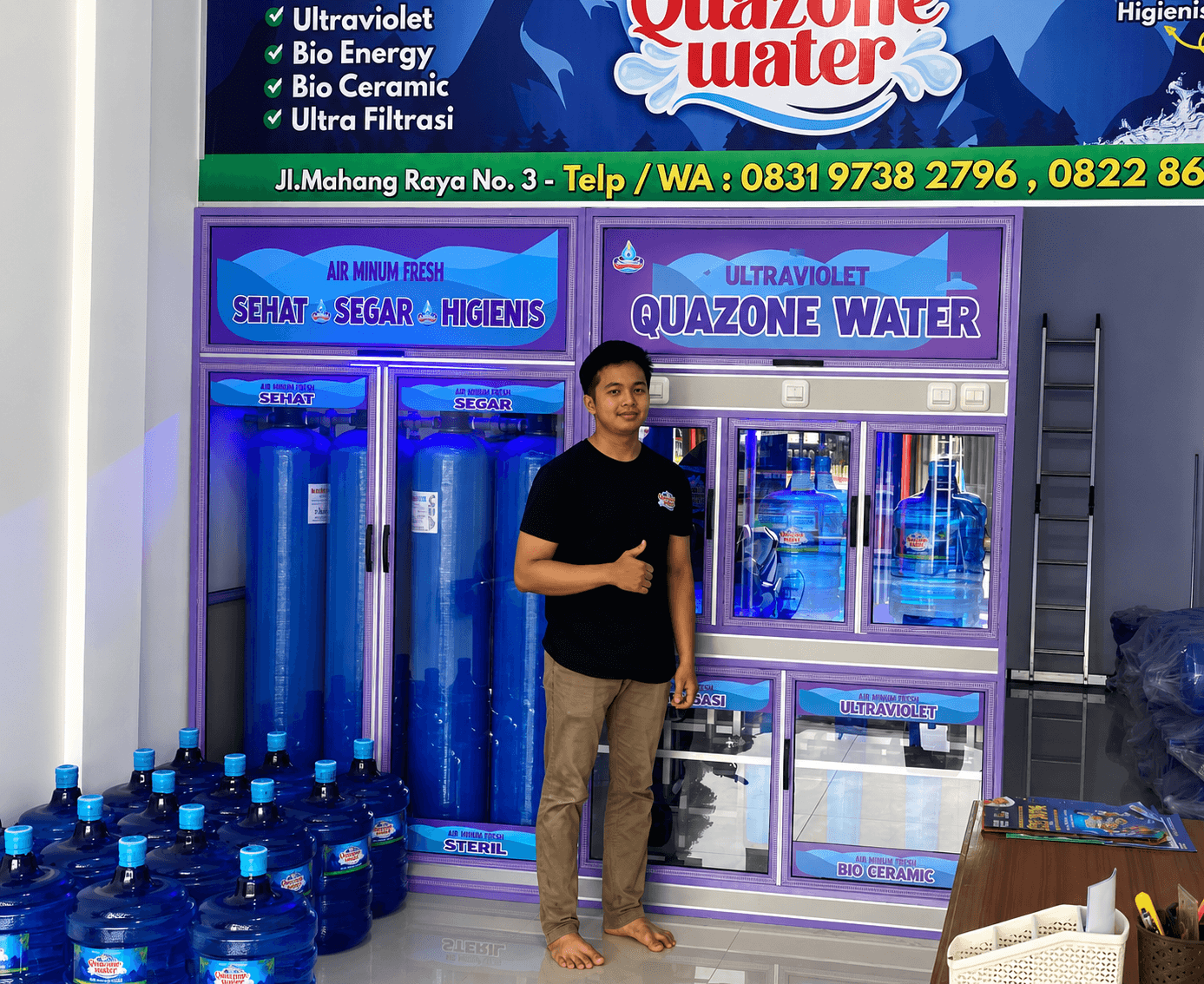Galon Quazone Water Premium